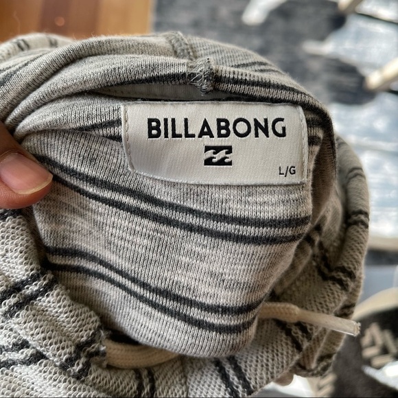 Billabong Stripe Hoodie‎ Size: L - Picture 4 of 7